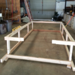 the frame of my chicken tractor